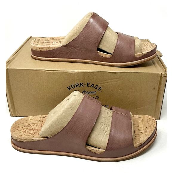 Kork-Ease  Tutsi Dual-Band Leather Sandal Brown Size 9 NIB - Picture 9 of 11